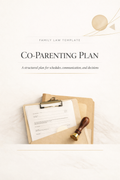 Co-Parenting Plan with Guide