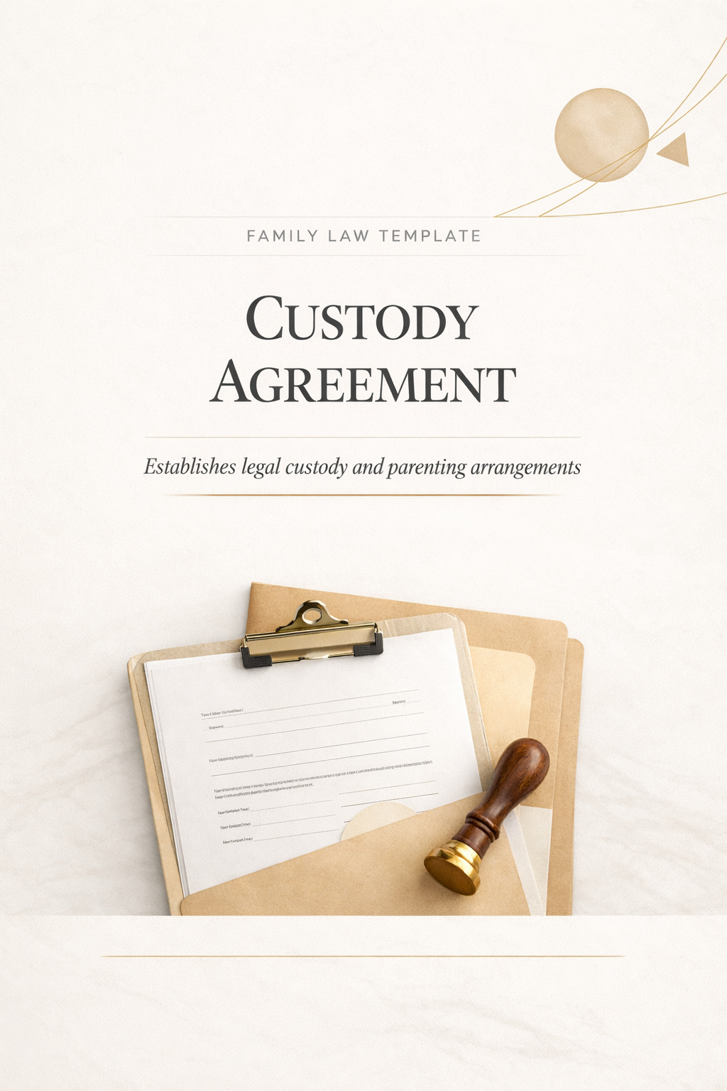 Custody Agreement with Guide