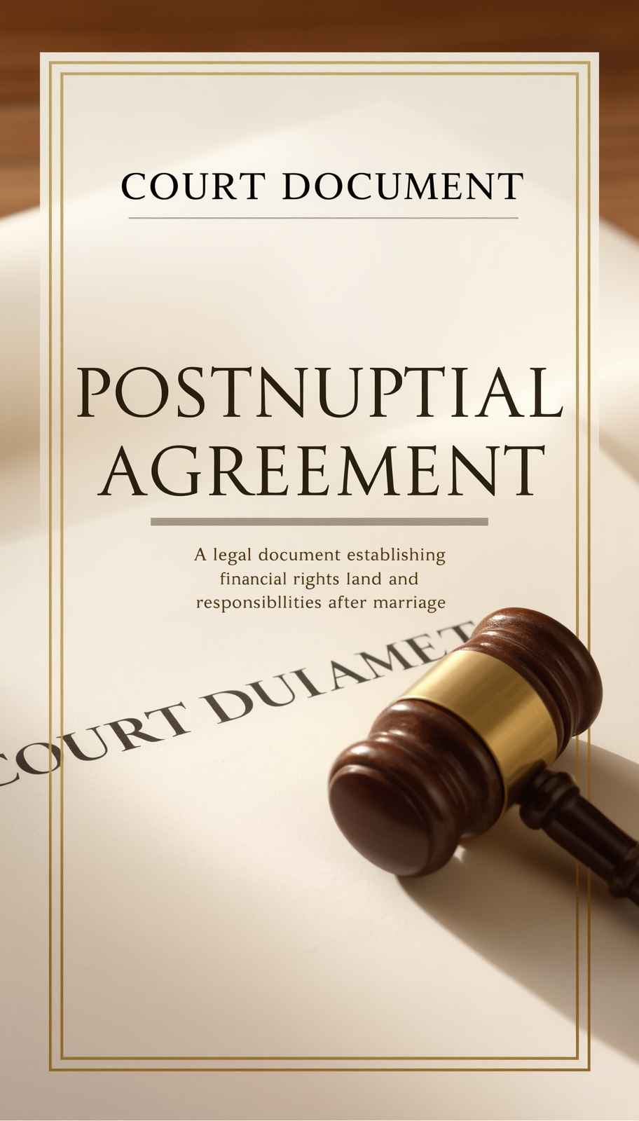 Postnuptial Agreement with Guide