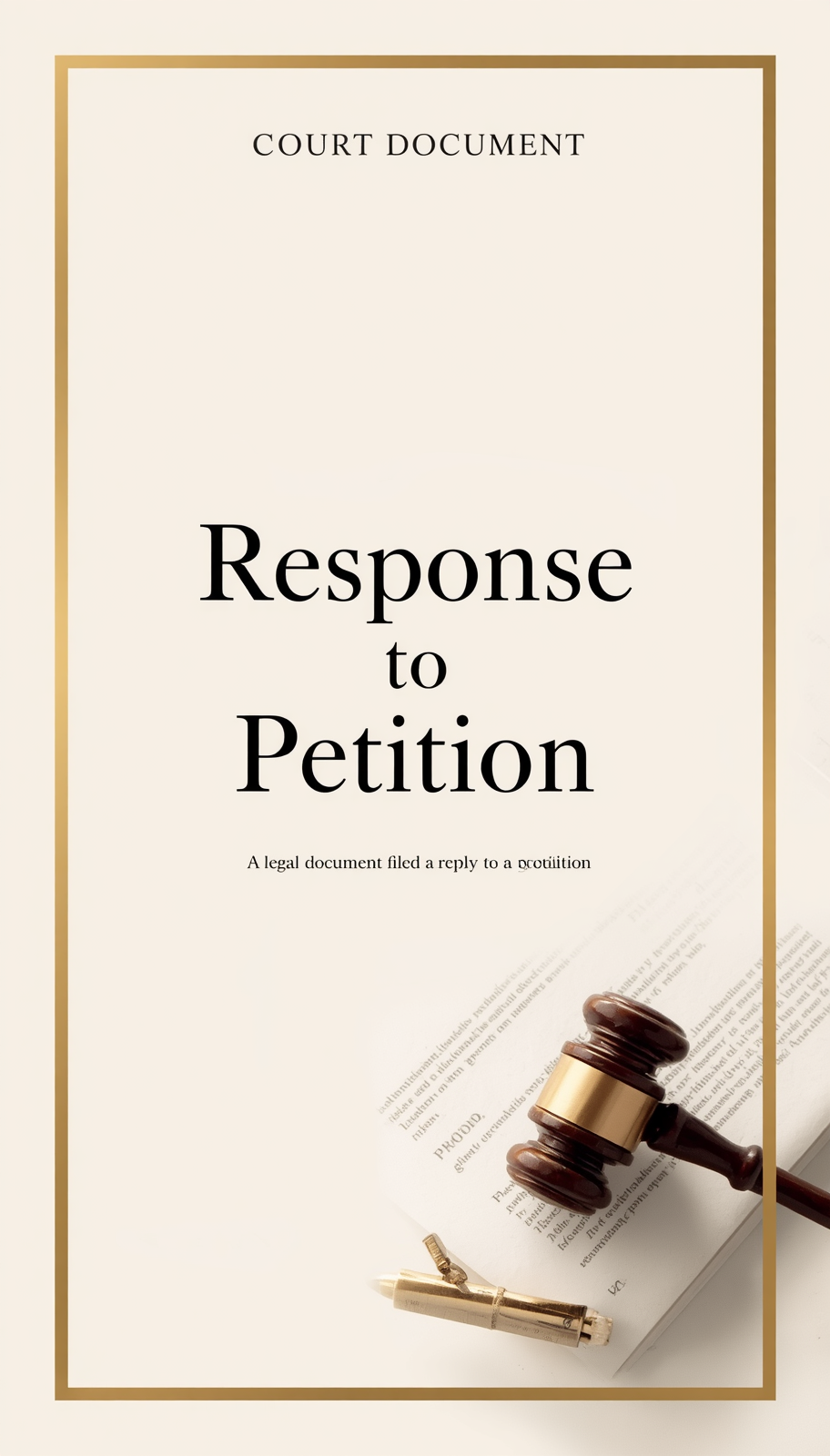 Response to Petition with Guide