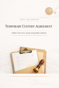 Temporary Custody Agreement with Guide